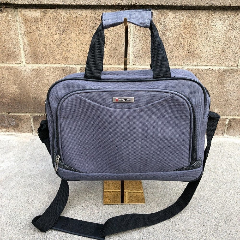 TAG Small Laptop Work Briefcase Crossbody Bag Blue Travel Hand Shoulder Men's‌‌‌